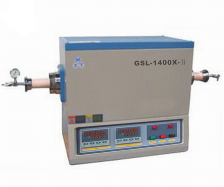 1400℃双温区真空气氛管式炉GSL-1400X-II